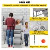 VEVOR Pet Grooming Tub, Stainless Steel Dog Wash Station Pet Washing Station 34" Dog Washing Station Water-Resistant Grooming Tub for Dogs with Remova