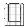 16 Panels Heavy Duty Metal Playpen with door,31.7"H Dog Fence Pet Exercise Pen for Outdoor