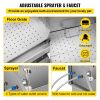 VEVOR Pet Grooming Tub, Stainless Steel Dog Wash Station Pet Washing Station 34" Dog Washing Station Water-Resistant Grooming Tub for Dogs with Remova