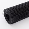 36 inch√ó50 ft Black Vinyl Coated Hardware Cloth, 19 Gauge 1/4 inch Black PVC Hardware Cloth, Black Welded Wire Fence Supports Poultry-Netting Cage-Ho