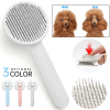 Cat Grooming Brush, Self Cleaning Slicker Brushes For Dogs Pet Hair Removal Comb Stainless Steel Needle Cat Brush Self Cleaning For Cats Dogs Hair Rem