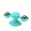 New Windmill Cat Toys Cute Rotating Interactive Cat Toy - Indoor Windmill Cat Toy With Suction Cup Catnip & Jagged Teeth Middle Ball, Smart Kitten Rot